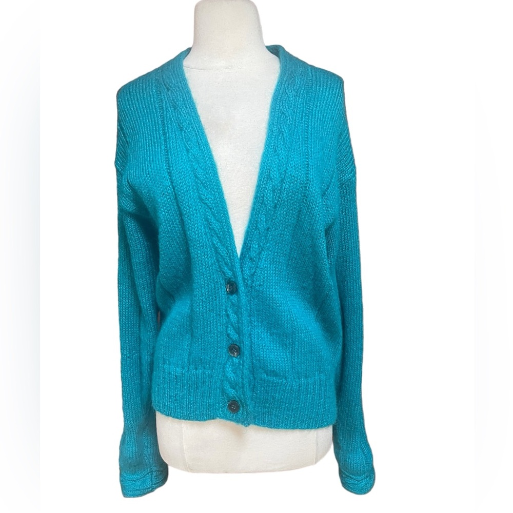 Vintage‎ Northeast Knitters Mohair Blend Cardigan